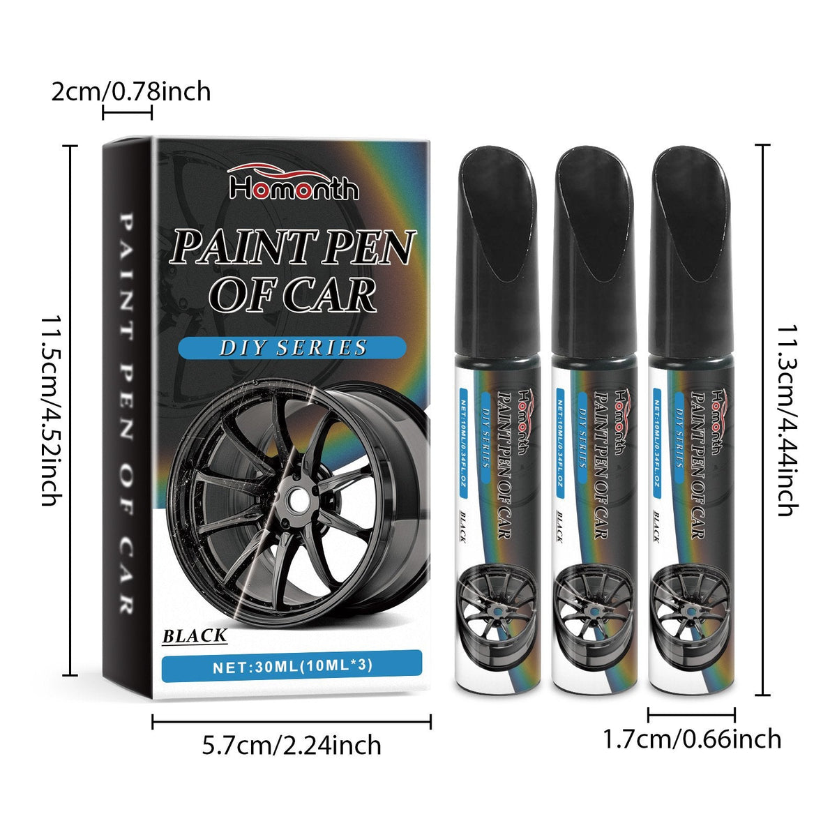 RimRevive – Black Wheel Scuff Repair Pen