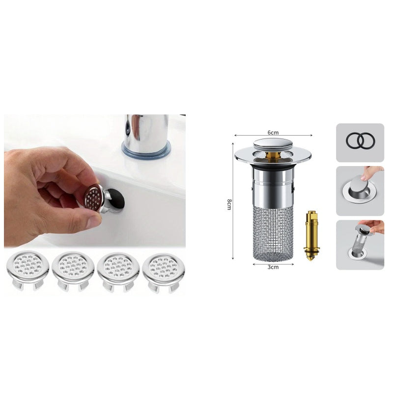 BasinCharm – Decorative Sink Overflow Hole Cover