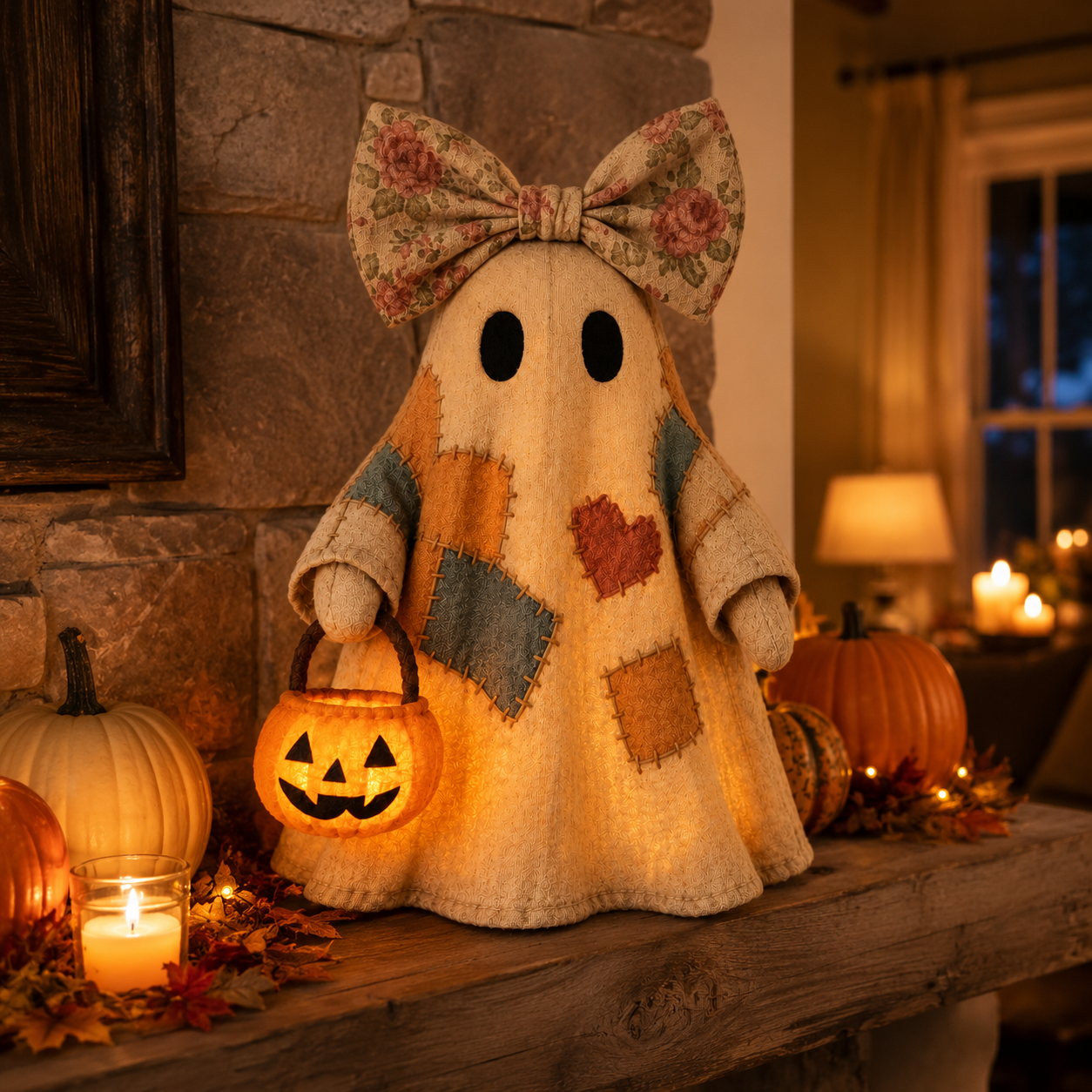 GhostGlow – Cozy Harvest Decoration