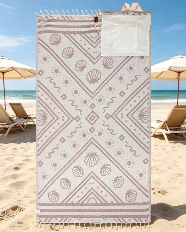 BohoTide – 2-In-1 Turkish Cotton Towel Backpack