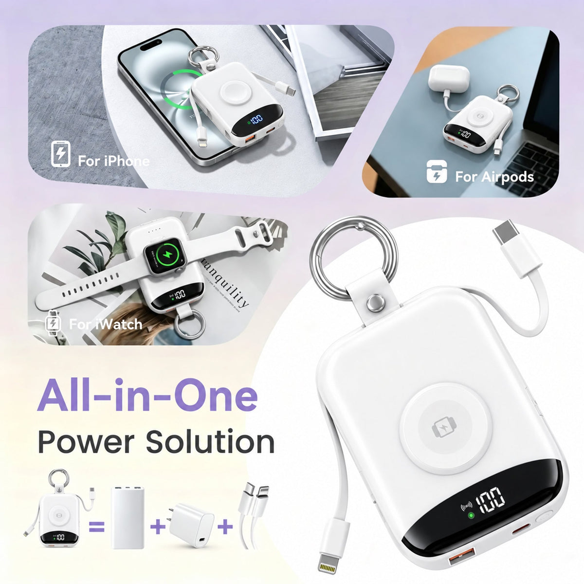 PowerLink – 10000mAh Keychain Charging Bank