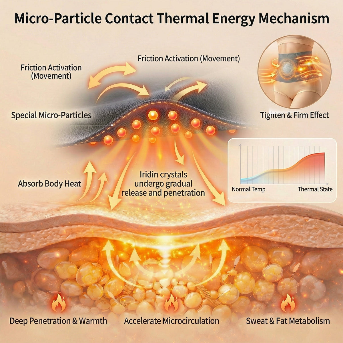 MoringaVanta – 4-In-1 Micro-Particle Shaping Shorts