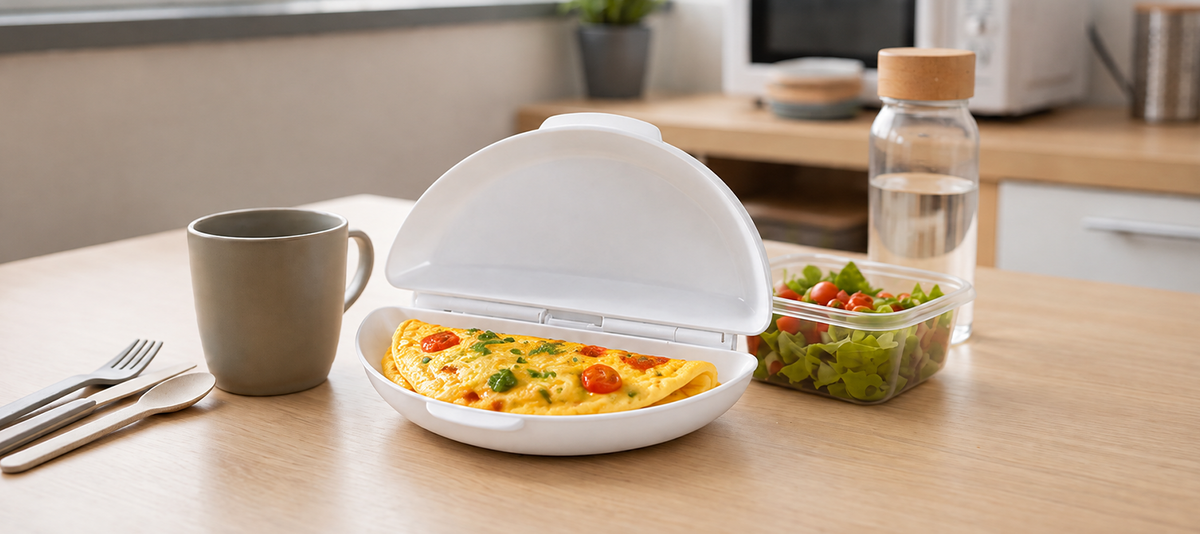 EggMate – 2-Egg Microwave Cooking Steamer