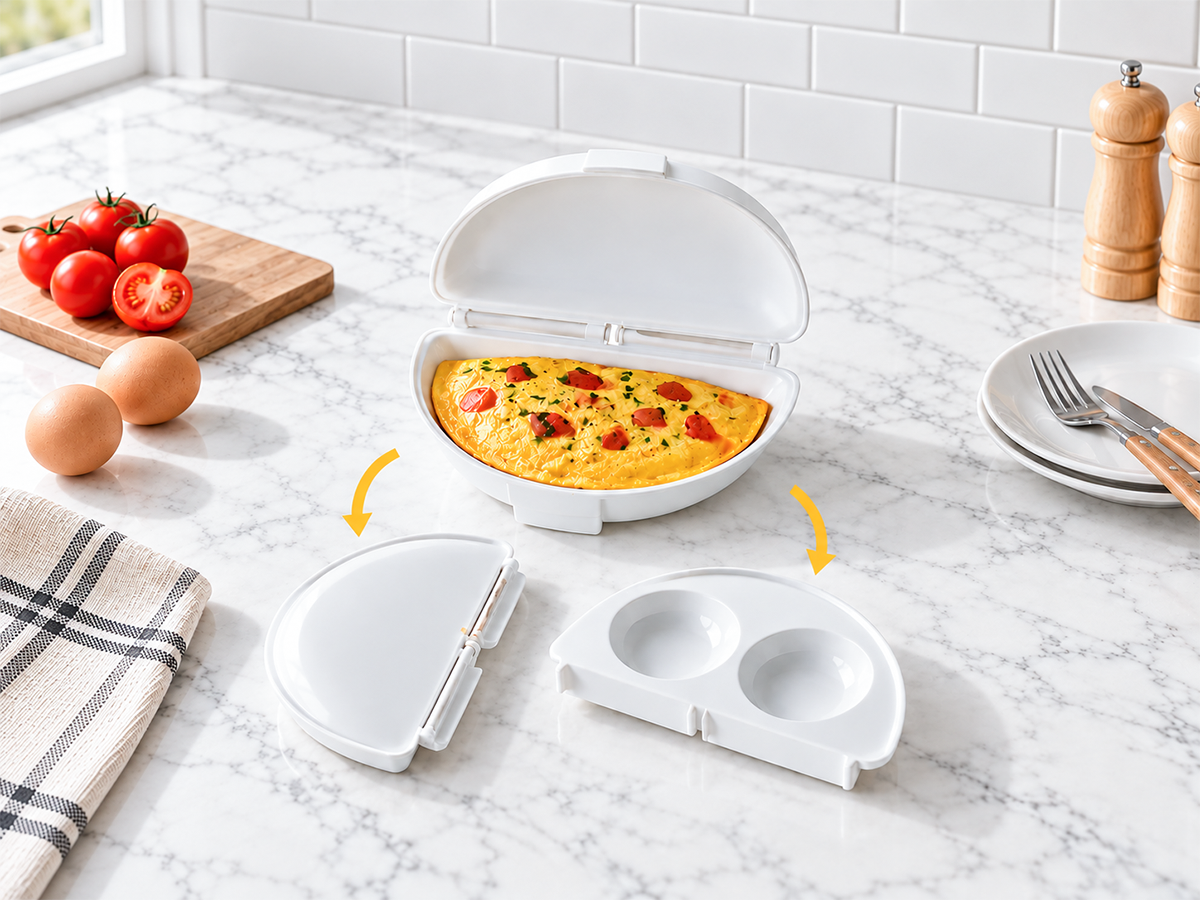 EggMate – 2-Egg Microwave Cooking Steamer