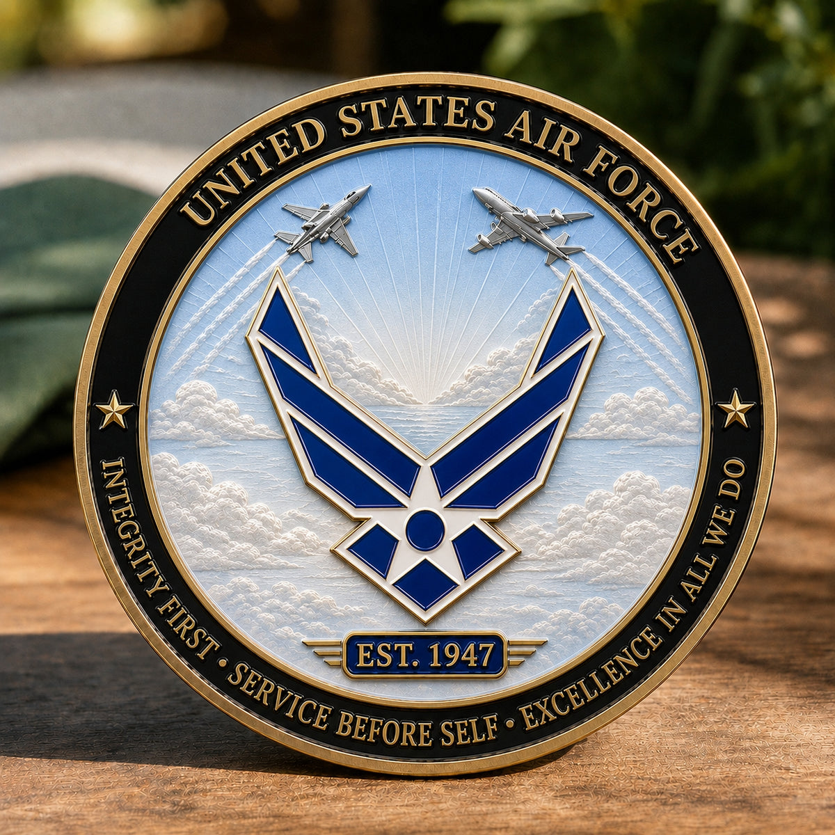 ✈️U.S. Air Force “Aim High • Fly-Fight-Win” Commemorative Coin