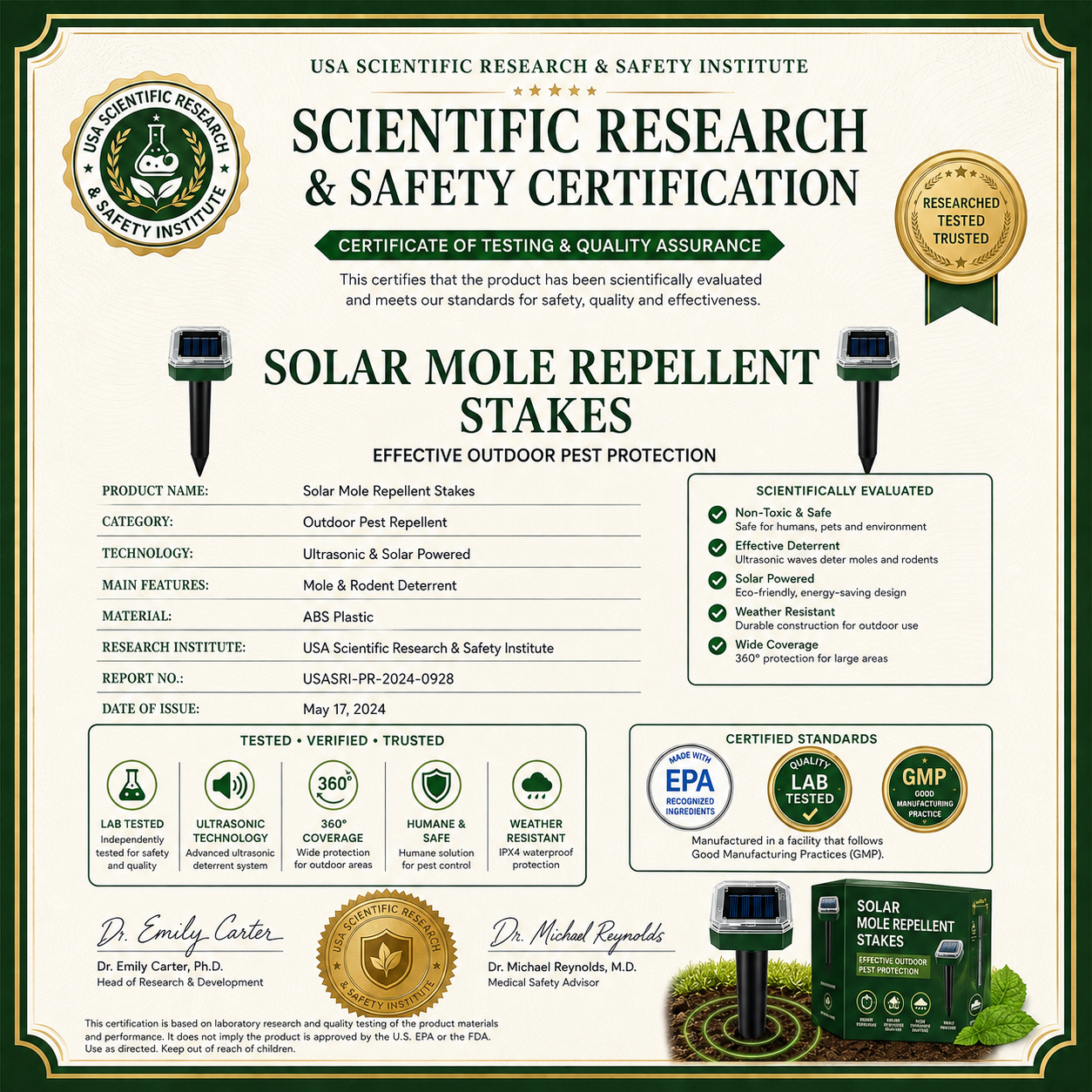 TerraGuard - Solar Mole Deterrent