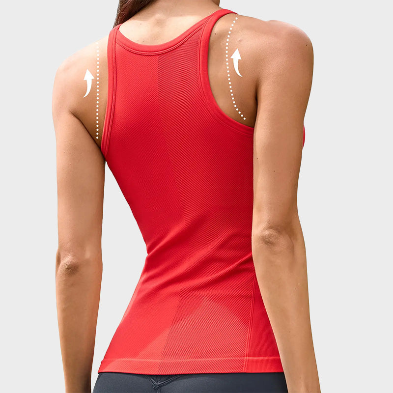 Built-In Bra Racerback Sports Cami Top