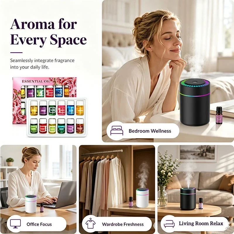 AromaMuse – 12-Scent Water Soluble Oil Set
