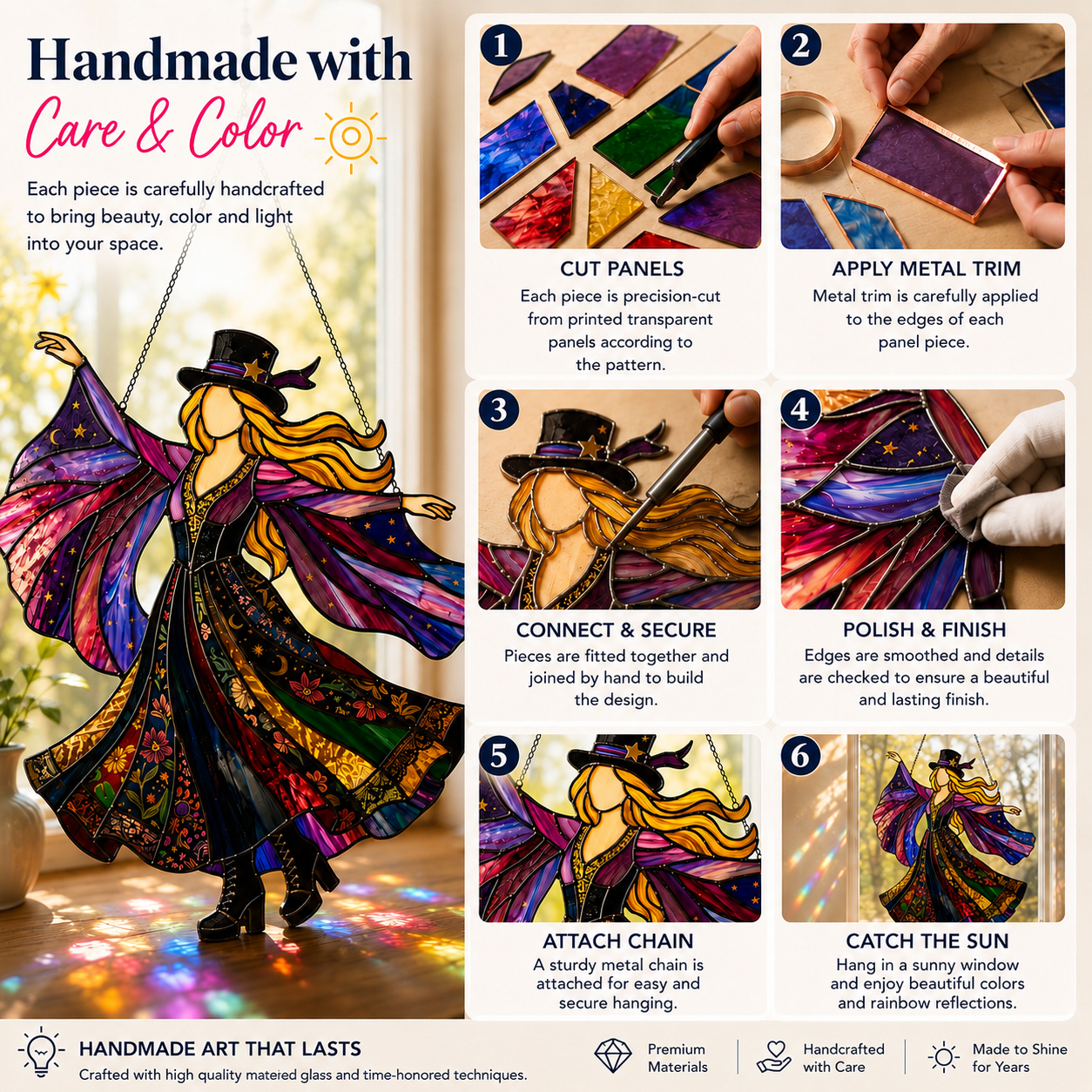Rainbow Dreams – Decorative Light Catcher