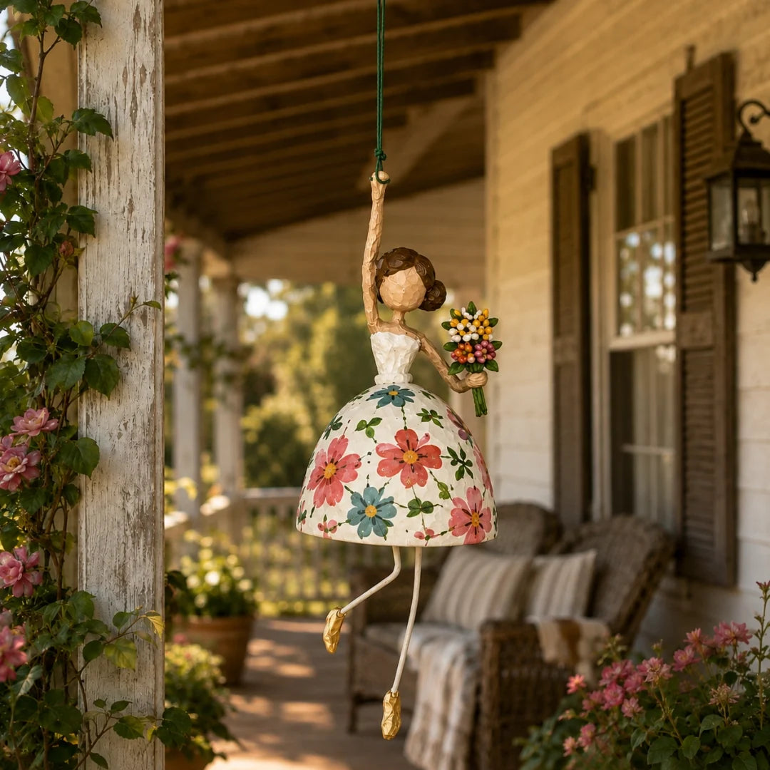 BreezyBelle – Whimsical Dancing Lady Hanging Ornament