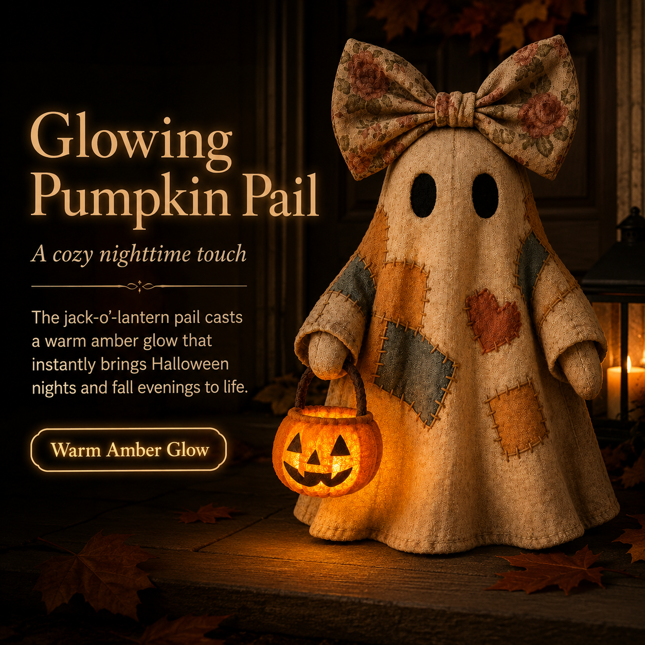 GhostGlow – Cozy Harvest Decoration