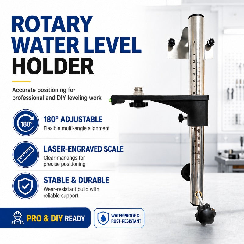 LevelPro – 180° Rotatable Wall-Mount Level Bracket