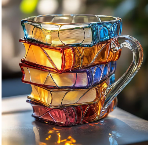 BookBloom – Hand-Painted Literary Ceramic Mug