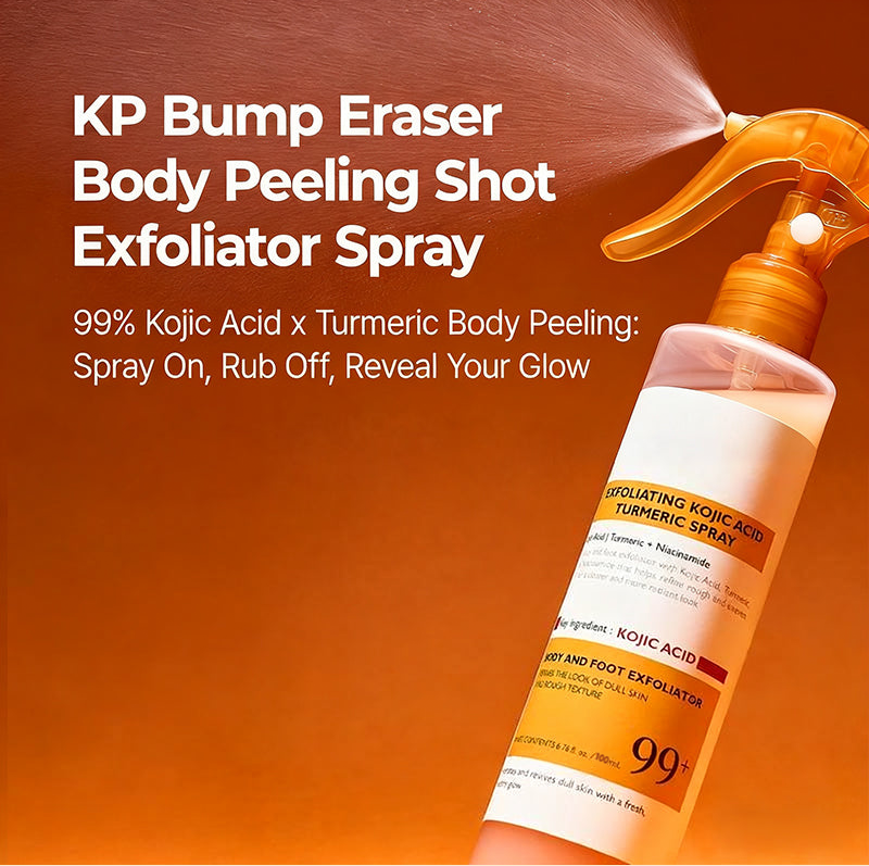 GlowPeel – Keratin Care Kojic Acid Turmeric Body Peeling Spray