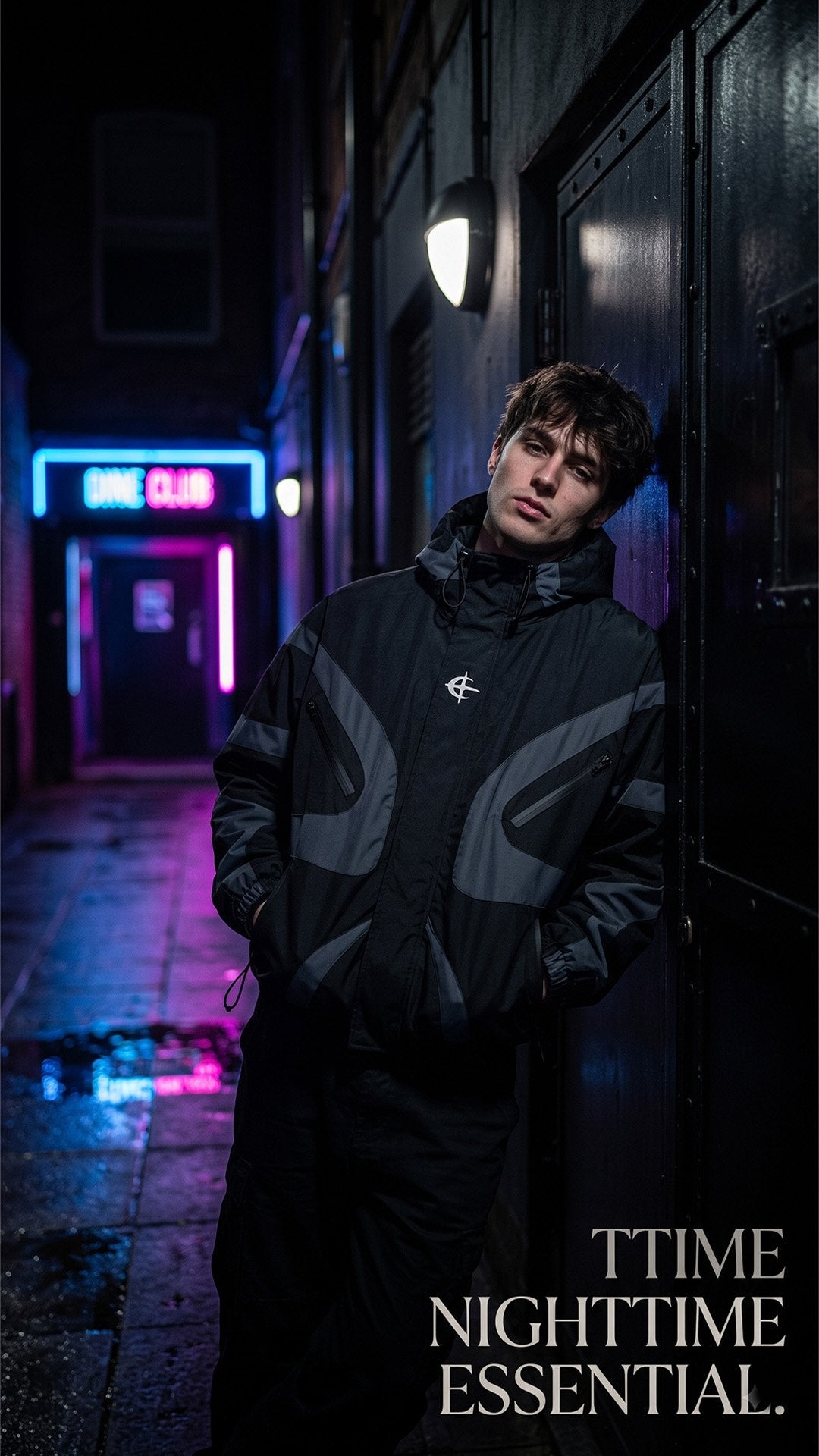 FluxGuard – Futuristic Urban Performance Windbreaker