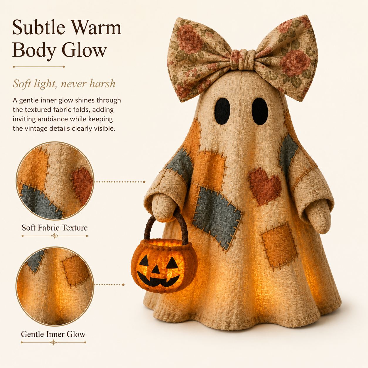 GhostGlow – Cozy Harvest Decoration