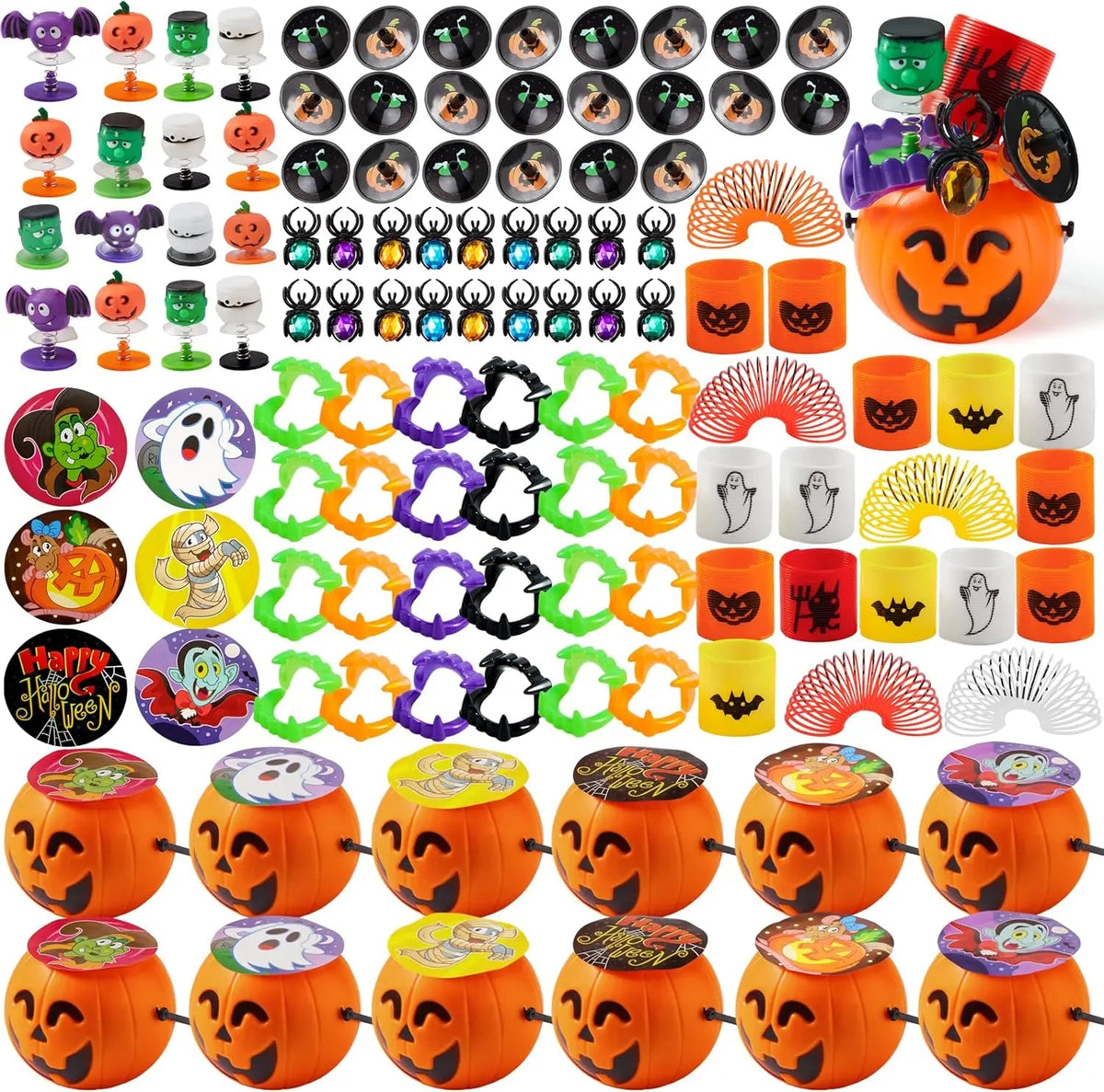 SpookJoy – 144-Piece Halloween Toy & Gift Set