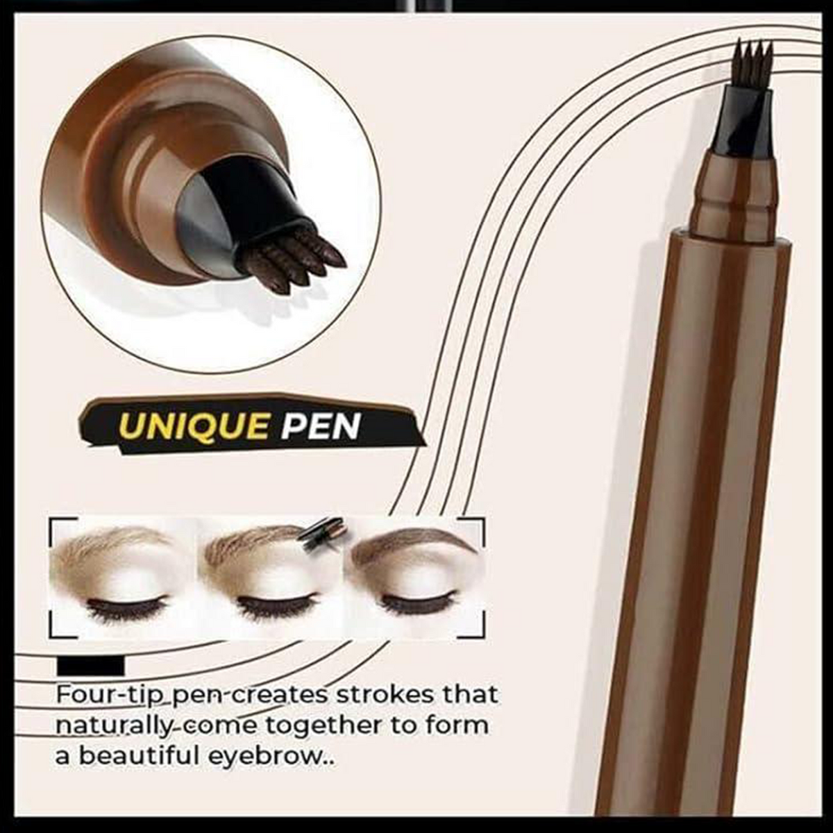 BeardCraft – Waterproof Four-Tip Grooming Pen