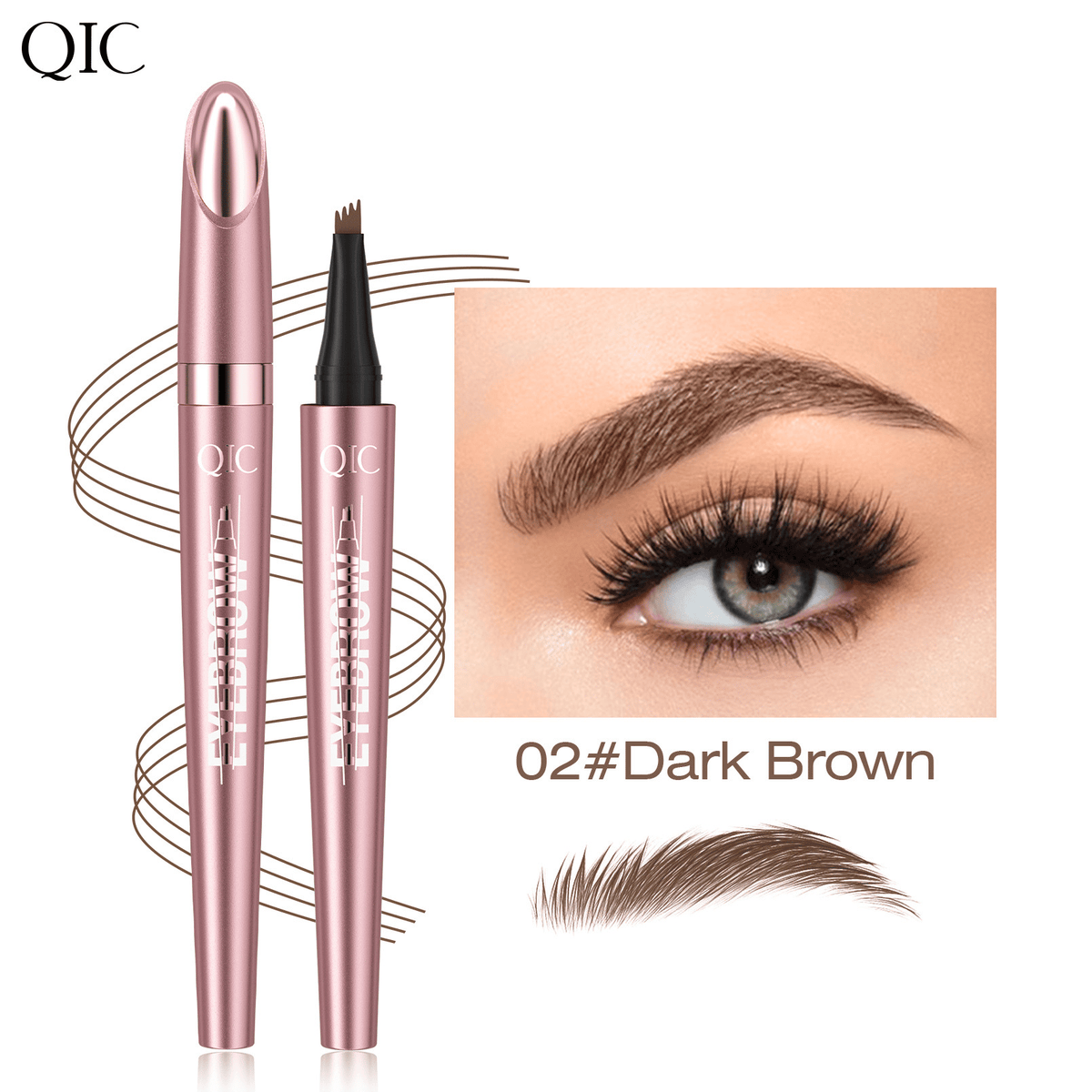 BrowVanta – 4-Prong Waterproof Micro-Fork Eyebrow Pencil
