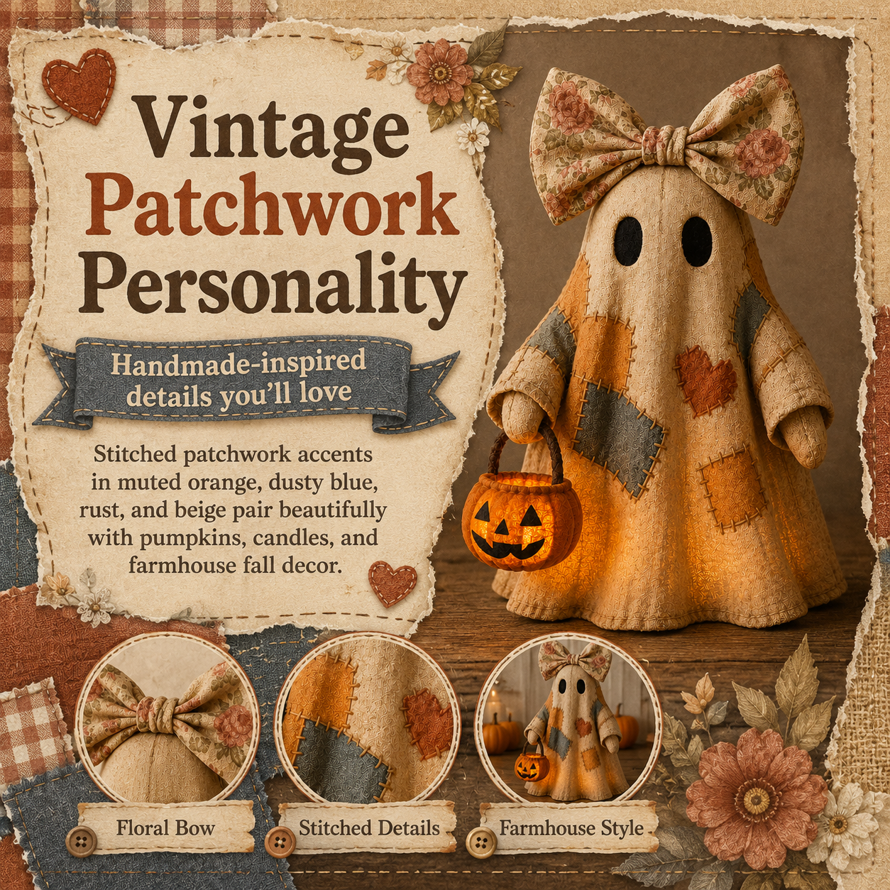 GhostGlow – Cozy Harvest Decoration