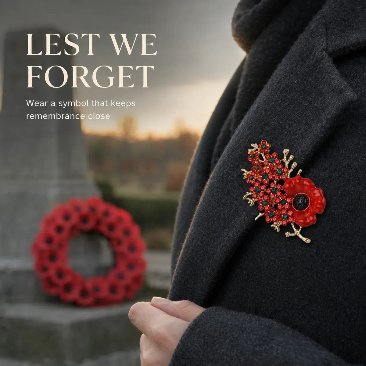 VictoryBloom – 1945–2026 Never Forgotten Remembrance Keepsake