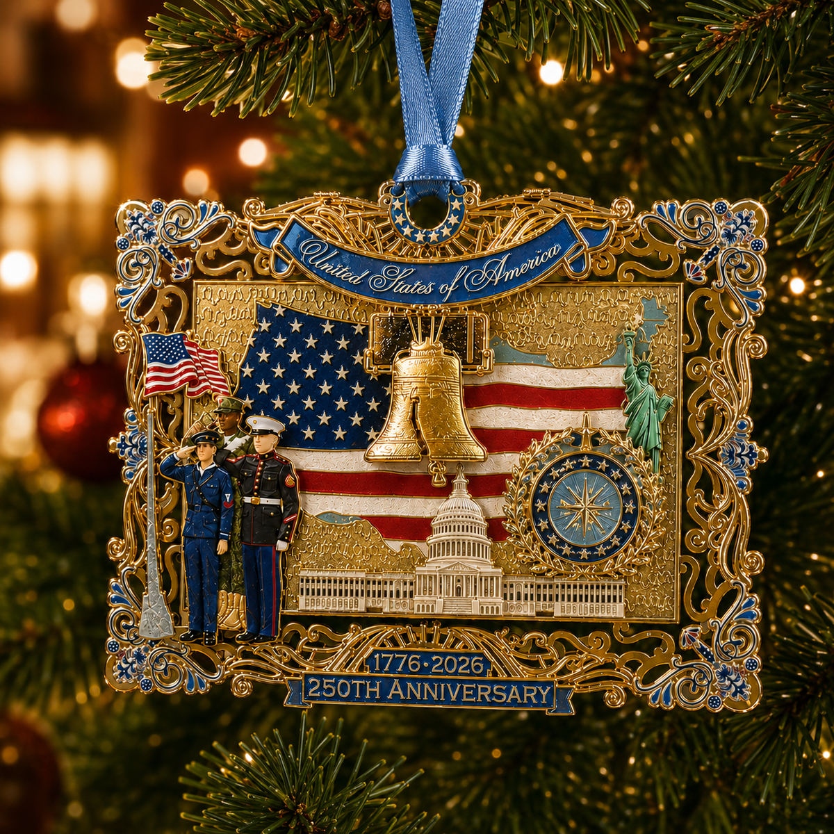 LegacyPride – 1776–2026 American Heritage Ornament