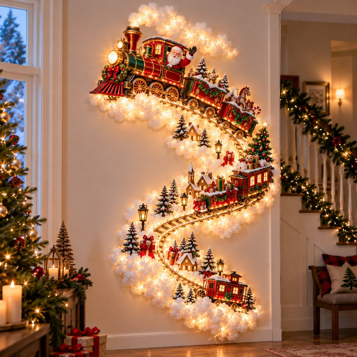GlowHaven – Christmas Magic Trail Wall Light