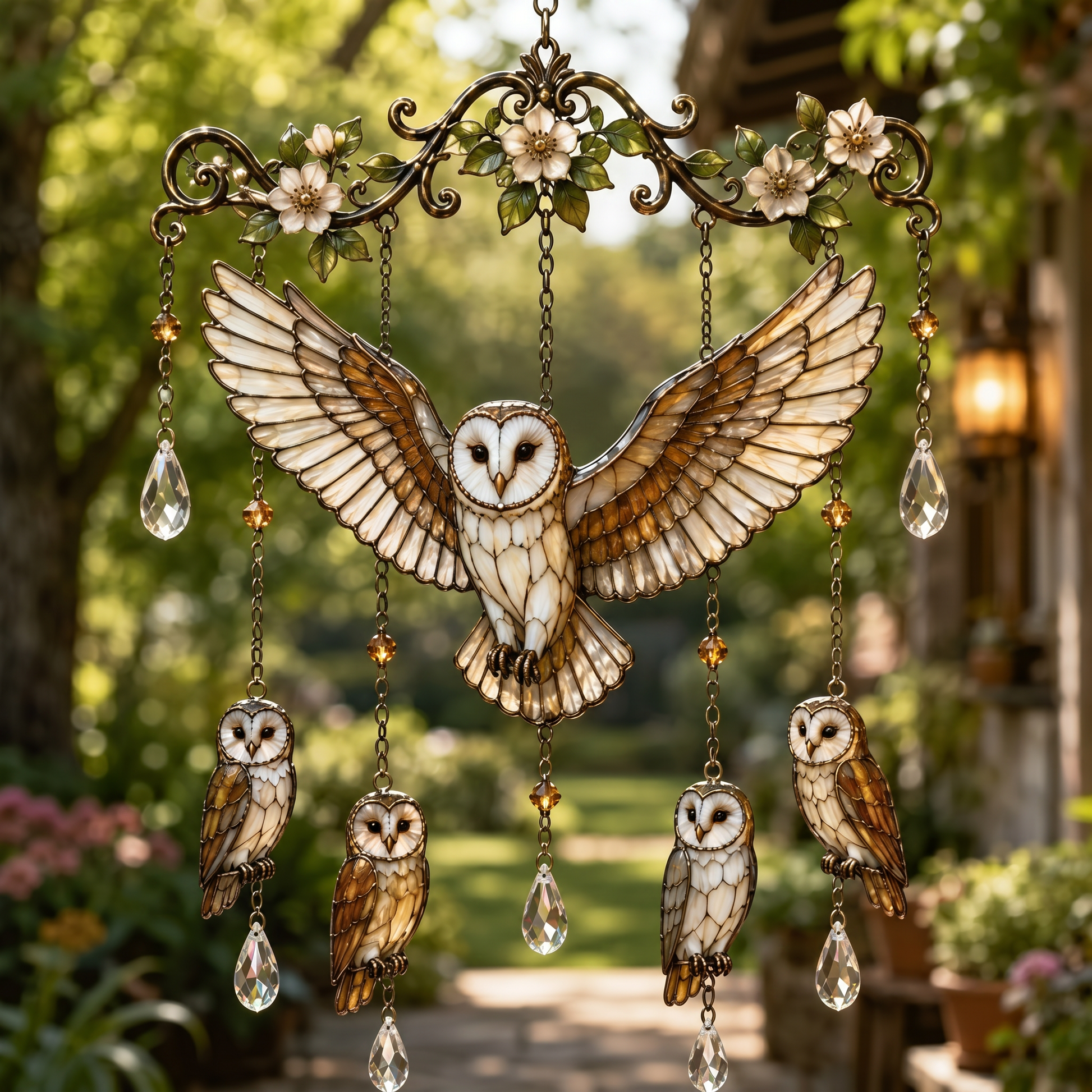 CelestiChime - Hummingbird Garden Decor