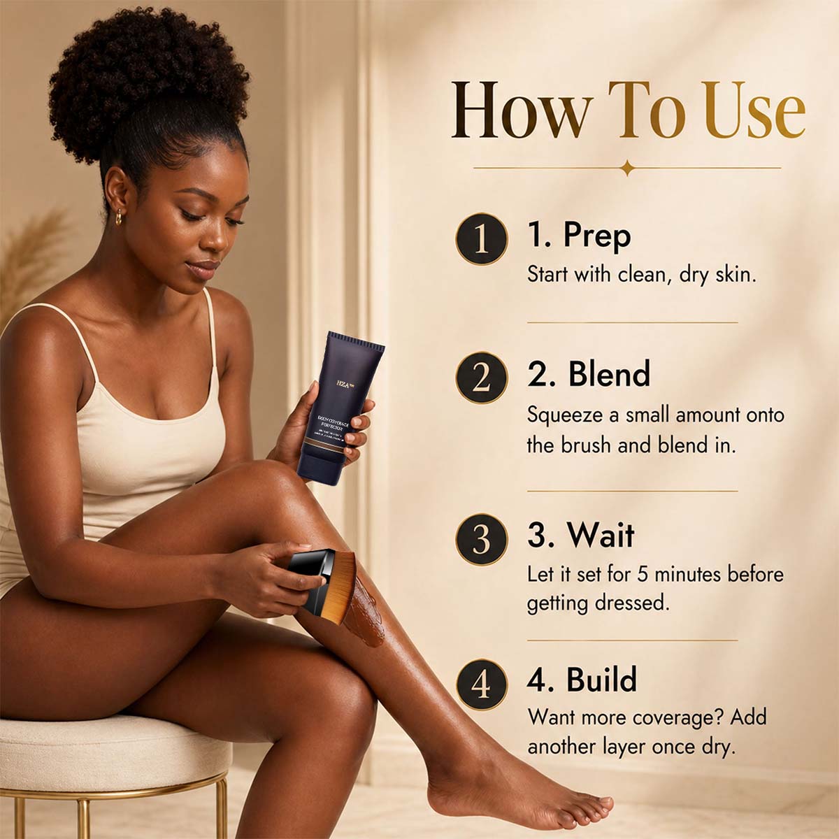 VelvetSkin - Waterproof Body Makeup Set