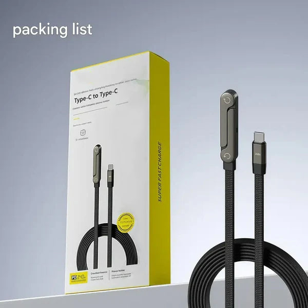 PowerDock – 240W USB-C Charging Cable With Phone Holder