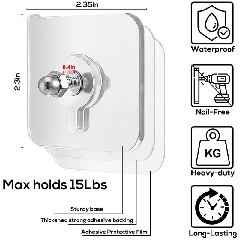 HangFlex – Multi-Purpose Adhesive Wall Hooks