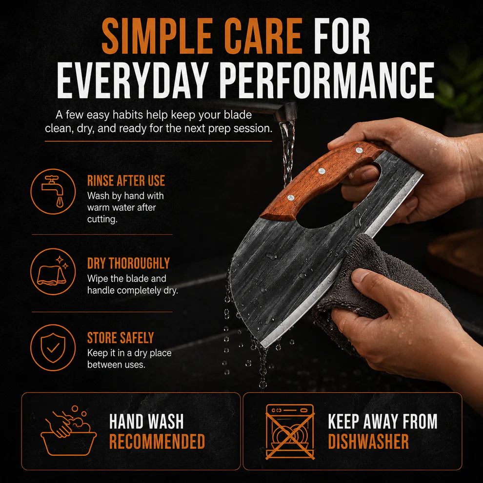 ForgeEdge – Hand-Forged Kitchen Slicing Cleaver