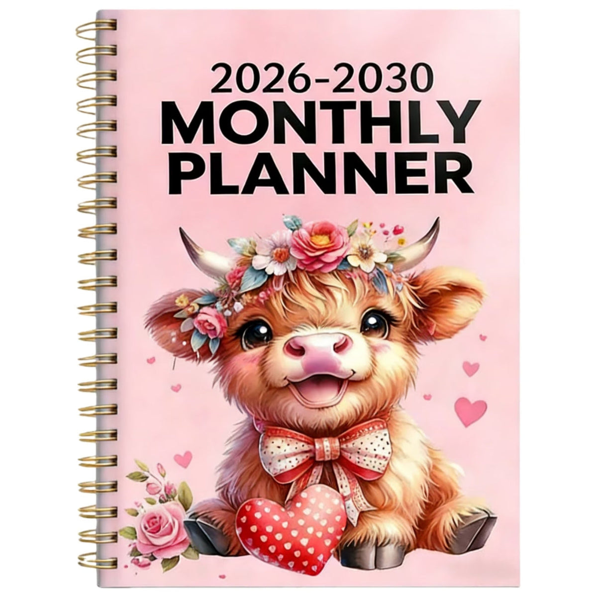 TimeNest – 2026–2030 Highland Cow 5-Year Planner