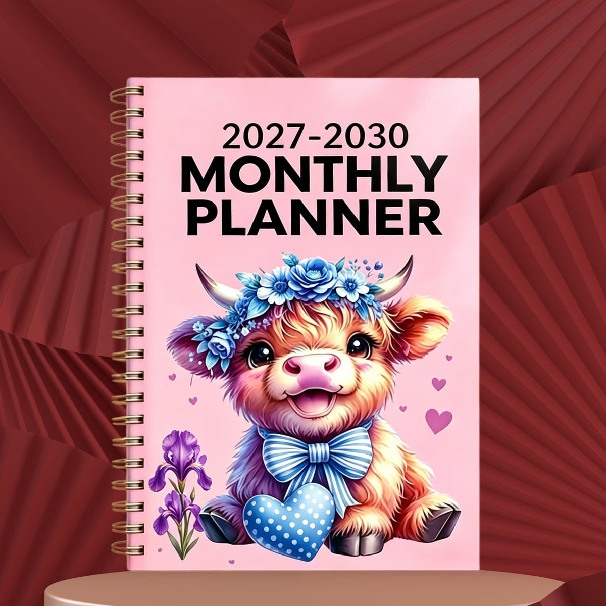 TimeNest – 2026–2030 Highland Cow 5-Year Planner
