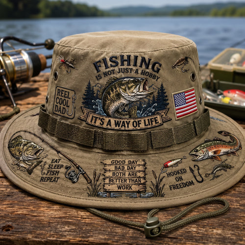 AnglerSpirit – Fishing Is A Way Of Life Boonie Hat