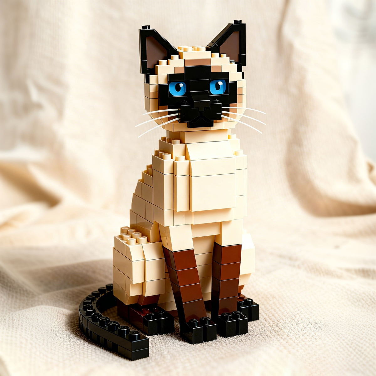 PawCraft – Detailed Feline Brick Model Collection