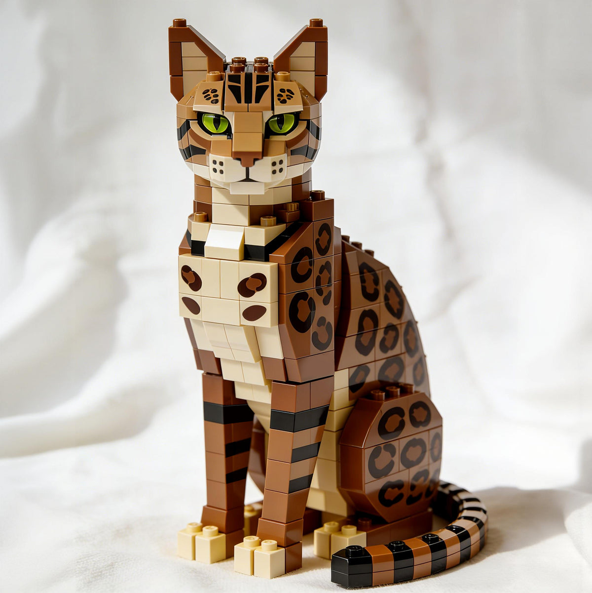 PawCraft – Detailed Feline Brick Model Collection