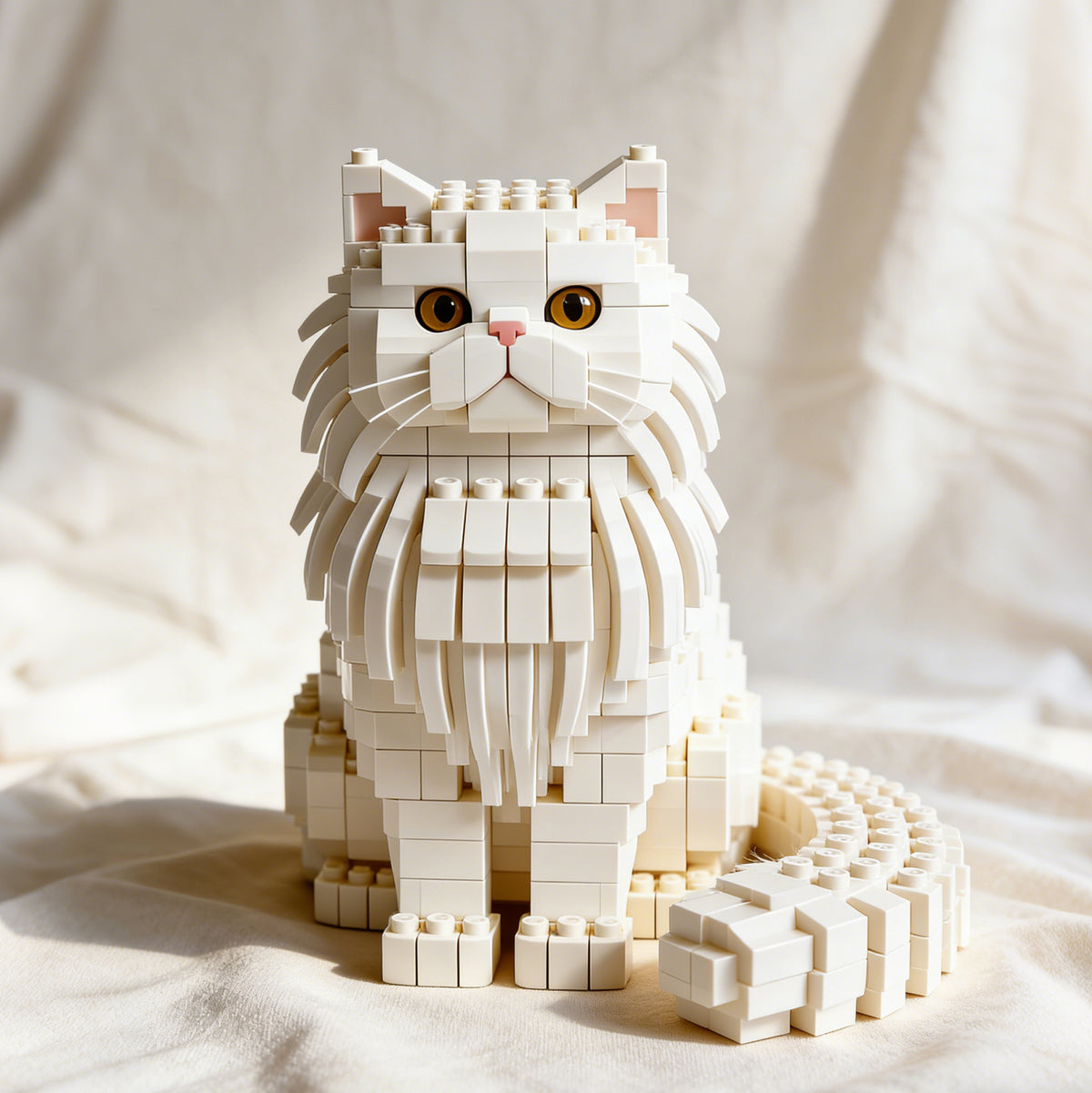 PawCraft – Detailed Feline Brick Model Collection