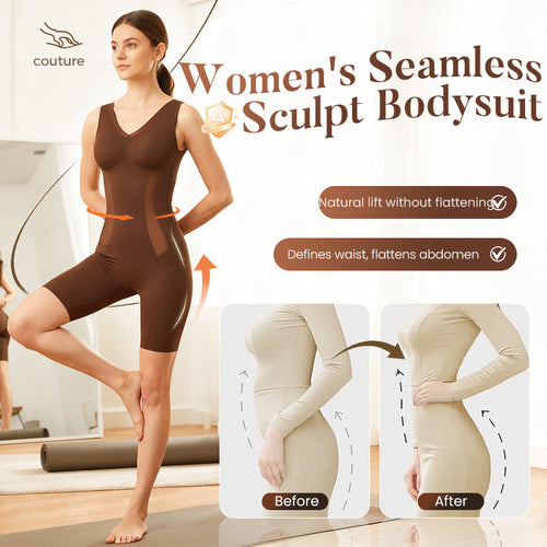 Sculptelle – Women's Traceless Tummy & Hip Shaping Bodysuit