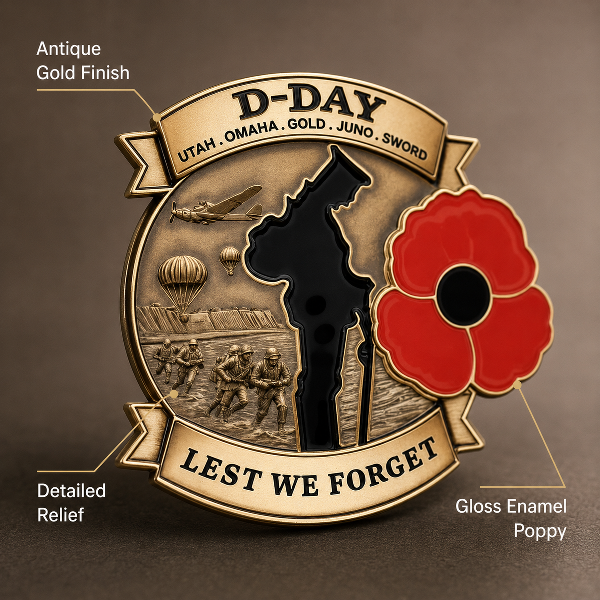 ReMemora – 80th Anniversary Commemorative Brooch