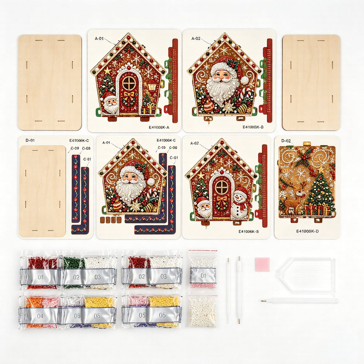 MerryCottage – Sparkling Christmas Diamond Art House