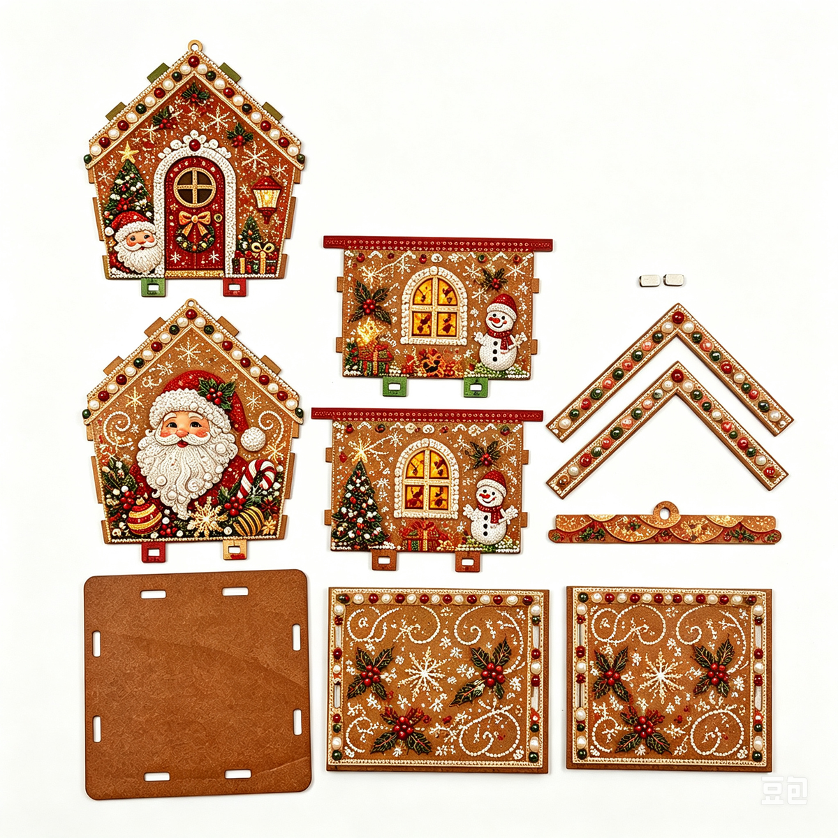MerryCottage – Sparkling Christmas Diamond Art House