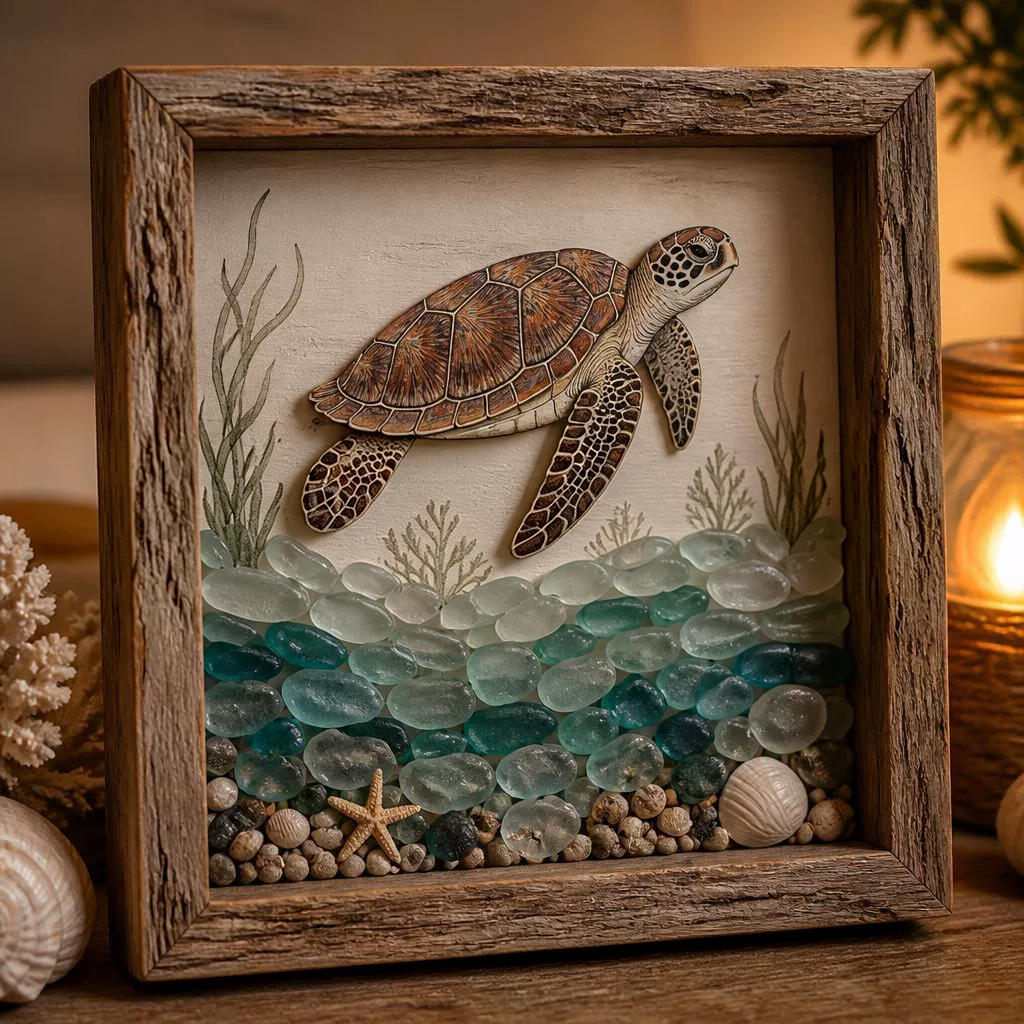 CoastalGlow – Lighthouse Shadow Box Lamp