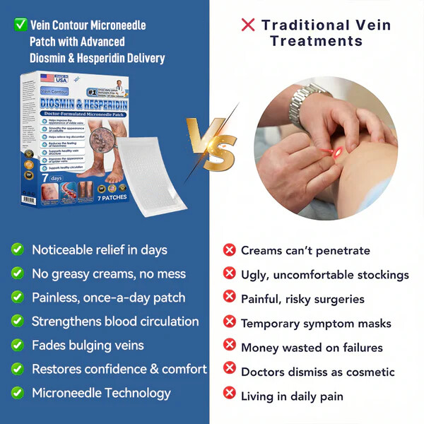 VenoLume – Diosmin & Hesperidin Microneedle Vein Patch