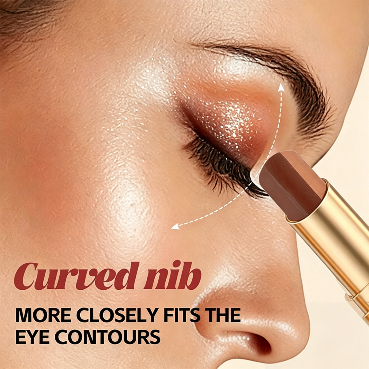 GlowMuse – 3-In-1 Waterproof Shimmer Eyeshadow Stick