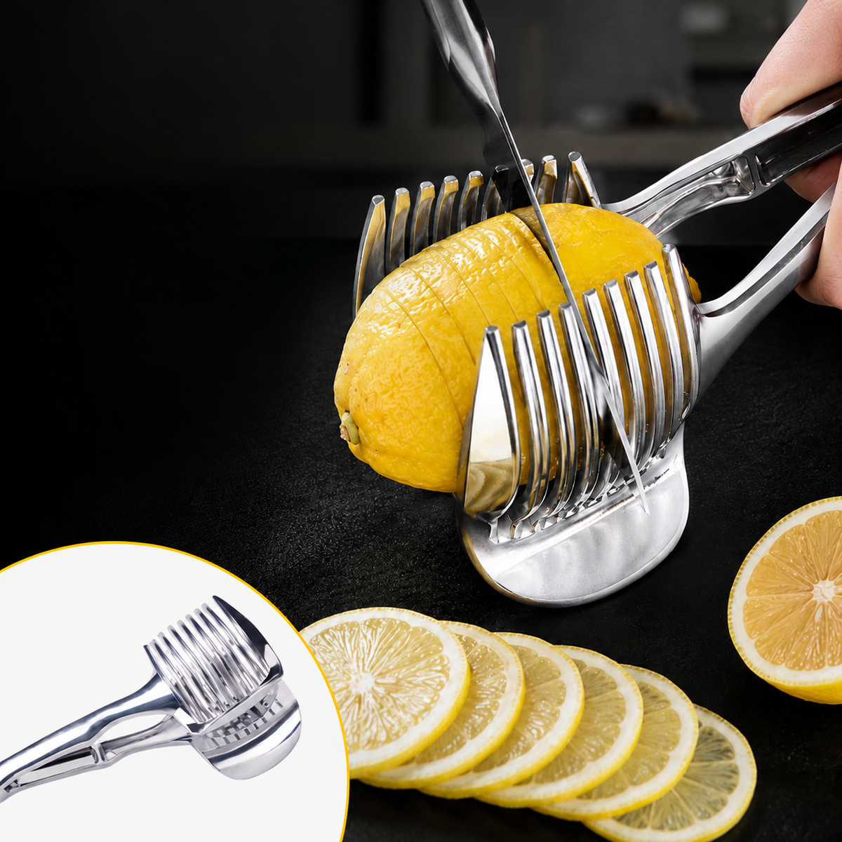 SlicePro – Safe & Precise Multi-Functional Food Slicer
