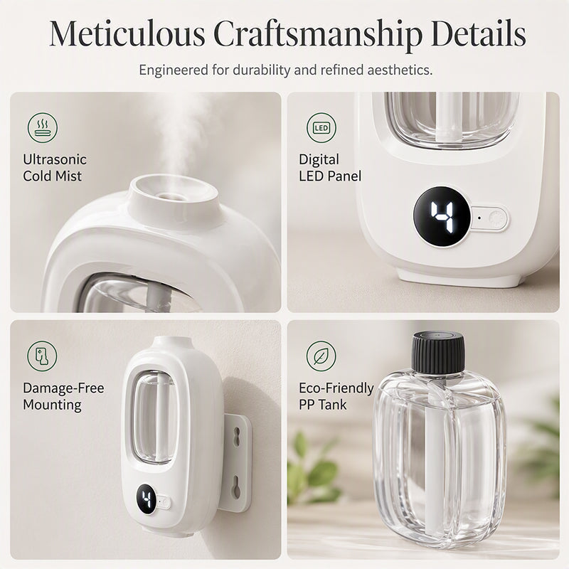 AromaFlex – Rechargeable Automatic Fragrance Diffuser