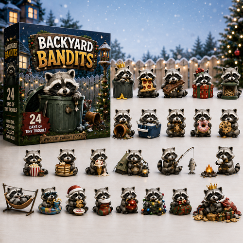 RaccoonJoy – 24-Day Mischievous Raccoon Advent Calendar