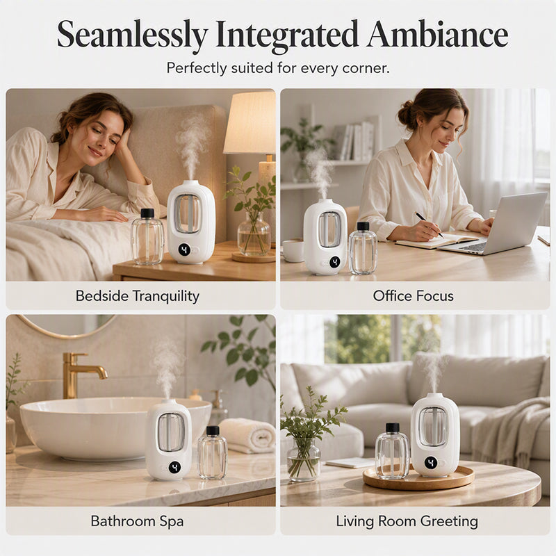 AromaFlex – Rechargeable Automatic Fragrance Diffuser