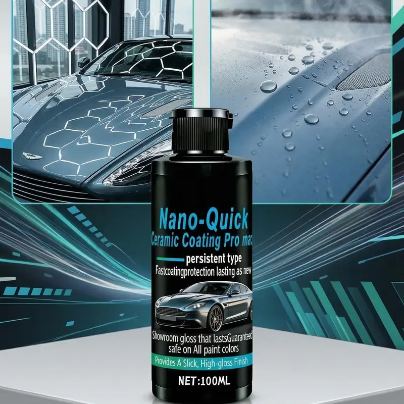 CeramiGlow – High-Gloss SiO₂ Car Ceramic Coating